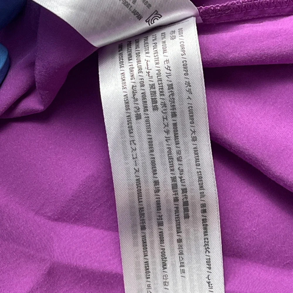 NEW Abercrombie & Fitch Maxi Dress‎ Womens XS Purple High Neck Drape Sleeveless